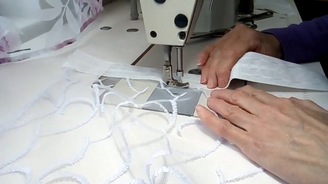 Как пришить ленту на тюль? смотреть онлайн