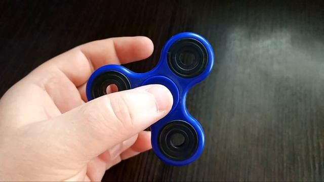 Спиннер синий пластиковый Hand Spinner купить в Киеве и Украине доставка смотреть онлайн