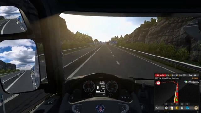 Euro Truck Simulator 2 Gameplay | Milk Trelleborg to Vaxjo | GT 1030 GDDR5 Medium смотреть онлайн