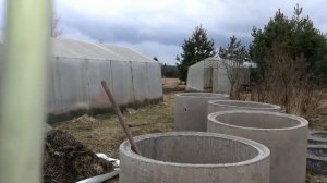 Как перевернуть метровое бетонное кольцо для канализации либо колодца!!!