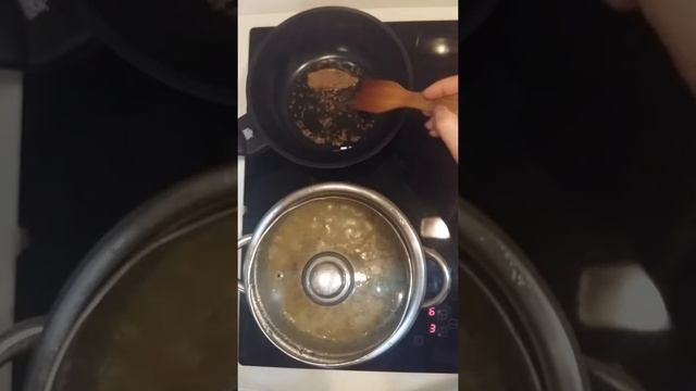 Масала и добавление ее в дал