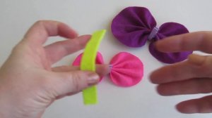 DIY Бабочка из фетра  Butterfly felt