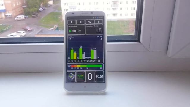 ТЕСТИРОВАНИЕ GPS НА Lenovo A916 (gps test) смотреть онлайн
