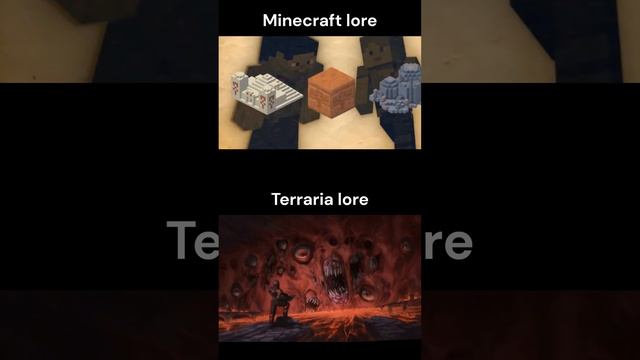 Minecraft lore vs Terraria lore #terraria #minecraft смотреть онлайн