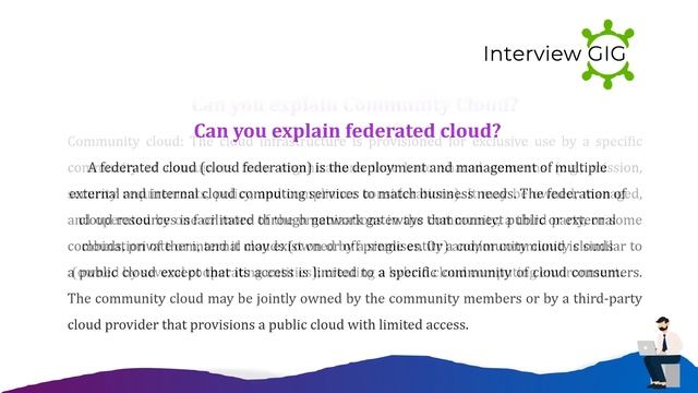 Cloud Computing Interview Questions and Answers | Cloud Engineer | Types of Clouds | смотреть онлайн