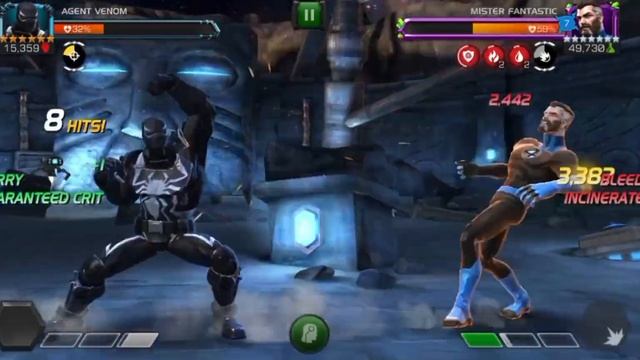 The Node Where Agent Venom Every Hit is Critical Hit In Mcoc смотреть онлайн
