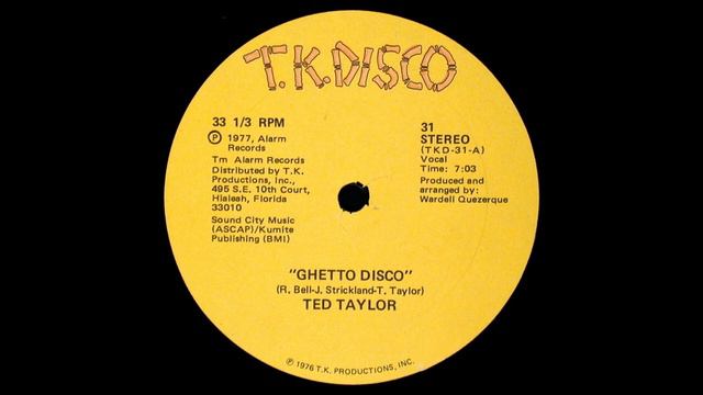 Ted Taylor – Ghetto Disco (1977) смотреть онлайн