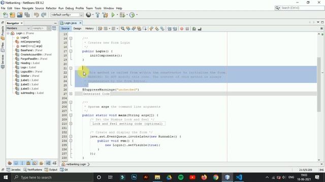 how to make login Form in Java NetBeans | Login Window in Java NetBeans | Part -1 | Hindi | 2021 смотреть онлайн