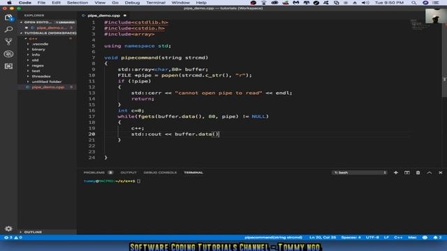 Introduction to Pipe in C/C++ | Software Coding Tutorials Channel смотреть онлайн