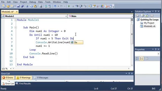 Visual Basic Tutorial - 32 - Exit Do Loops смотреть онлайн