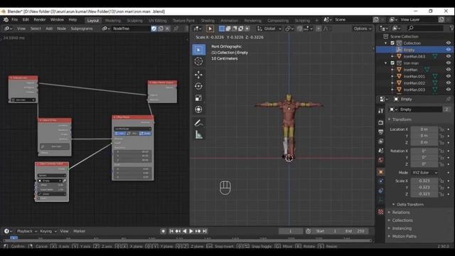 Iron Man Transformation Effects in Blender смотреть онлайн