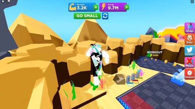 СУПЕР СТРОНГМЕН ЧИТЕР БАГОМ ПРОШЕЛ ВСЮ ИГРУ! ROBLOX Super Strong Simulator смотреть онлайн