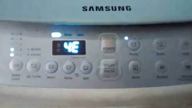 samsung washing machine error 4e смотреть онлайн