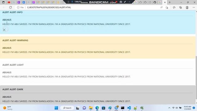 BOOTSTRAP 5 ALERT смотреть онлайн