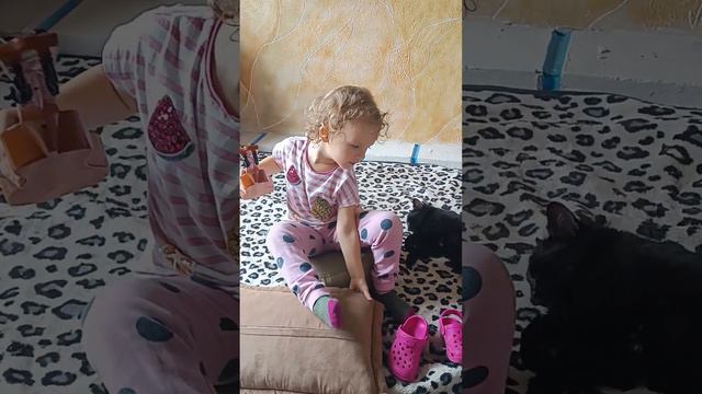 Непростая задача написать песню - то тапки мешают, то положение ног и кошку за ухом почесать надо) смотреть онлайн