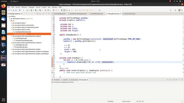 Java ile tetris kodlayalım #10 ilk görüntüyü ekrana basmak смотреть онлайн