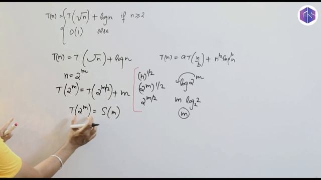 L-2.8: Recurrence Relation T(n)=T(√n)+logn | Master Theorem смотреть онлайн