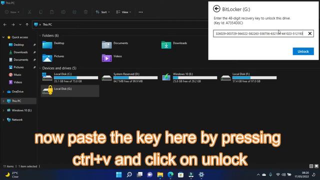 How To Bypass Bitlocker |Turn Off  Bitlocker Without Password Windows 11/10  #2022