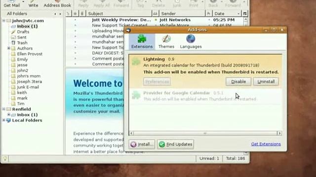 Google Calendar integration with Mozilla Thunderbird смотреть онлайн