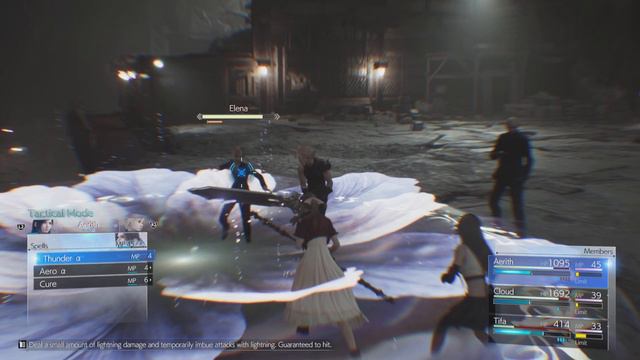 Final Fantasy 7 Rebirth | Elena & Rude fight! (I like the Turks lol) смотреть онлайн