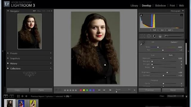 10.Уроки Photoshop Lightroom - Настройка баланса белого. смотреть онлайн