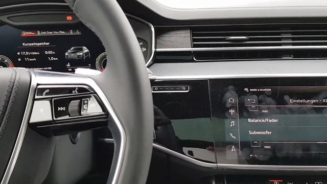 2019 Audi A8 - Bang & Olufsen Premium Sound System+subwoofer demonstration смотреть онлайн