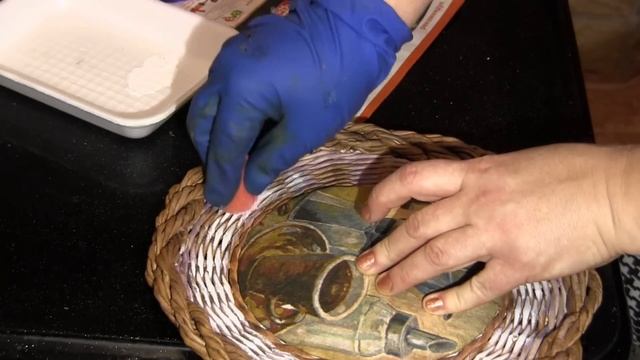 Плетение корзин. Грунтовка. Патинирование. Лакировка. смотреть онлайн