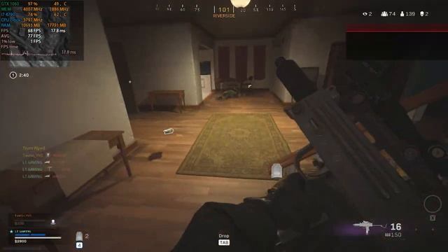 Call of Duty: Warzone GTX 1060 6GB x i7 4790 Ultra Graphics 1080p смотреть онлайн