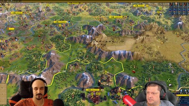 Civilization 6. Как успешно начать прохождение за Менелика 2. Обучение основам ранней игры. смотреть онлайн