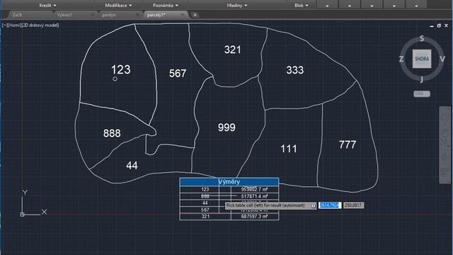 AreaTab for AutoCAD - insert picked parcel numbers and their areas into table rows смотреть онлайн