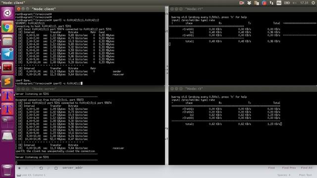 iperf3 with IPv6 segment routing support смотреть онлайн