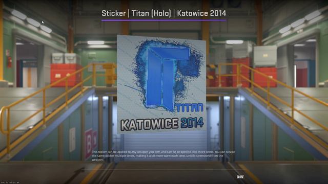 Sticker | Titan (Holo) | Katowice 2014. Наклейка за 9 миллионов рублей.