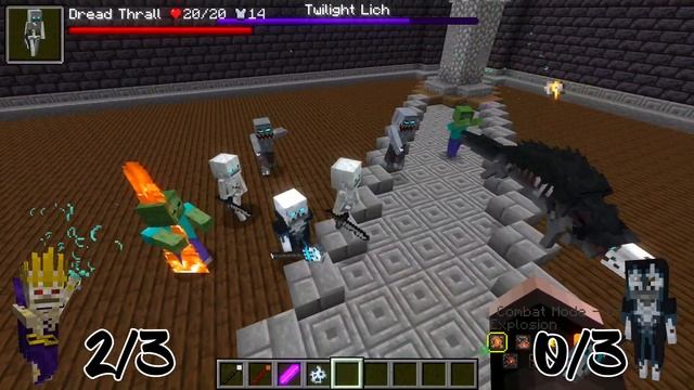 Twilight Lich Vs. Dread Lich | 1.16.5 Minecraft (Mob Battle) смотреть онлайн