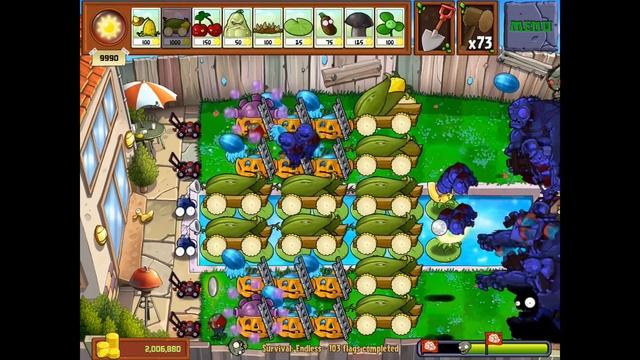 No repair กลยุทธ์ไม่มีการซ่อมแซม Survival Endless Plants vs. Zombies HD (iPad) พืชปะทะซอมบี้ 1 смотреть онлайн