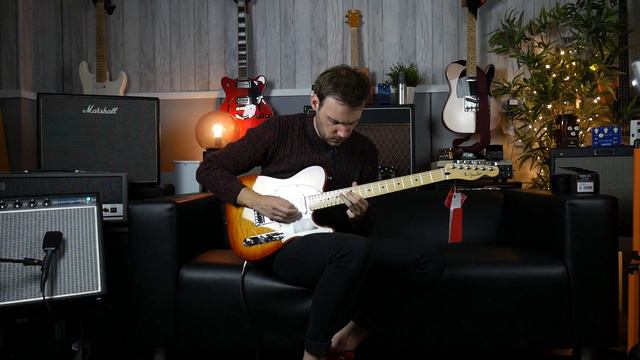 Fender LTD Player Series Plus Top Telecaster, Sienna Sunburst смотреть онлайн