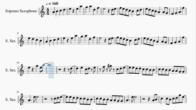 Soprano Sax Sheet Music: How to play Netsujo No Spectrum (Seven Deadly Sins) by Ikimonogakari смотреть онлайн