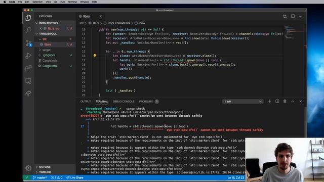 Rust Stream: Ownership, Closures, and Threads - Oh My! смотреть онлайн