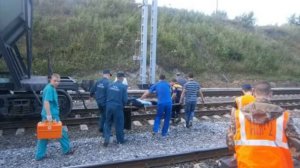 Человек под поездом