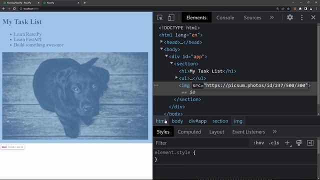 ReactPy Tutorial - Aplicaciones Frontend creadas con Python смотреть онлайн