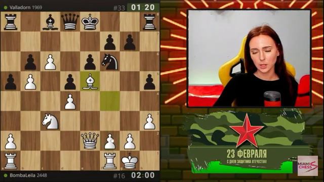 Игра против MiaMi Chess. Шахматы смотреть онлайн