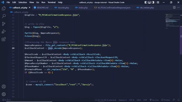 How to integrate Mpesa to Website using Daraja API | Saving Json to Database смотреть онлайн
