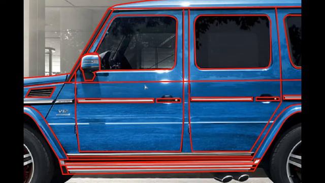 How to create vector design Mercedes G-Class 2016 Illustrator смотреть онлайн