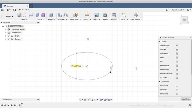 How to Create Ellipses in Fusion 360 смотреть онлайн