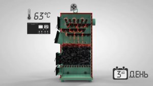 Котёл длительного горения _СТИМУЛ_   до 7 дней горения.