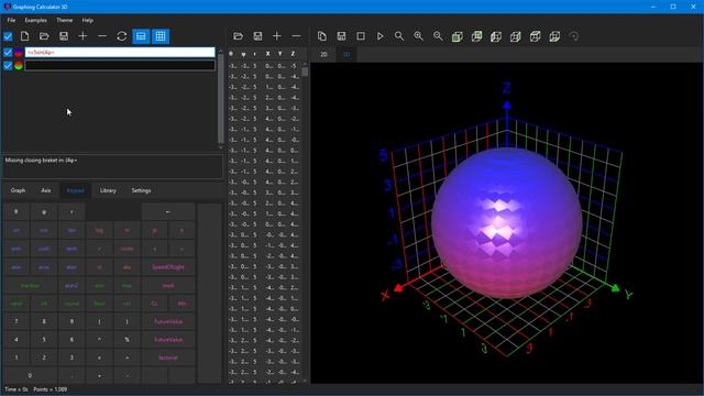 Graphing Calculator 3D смотреть онлайн