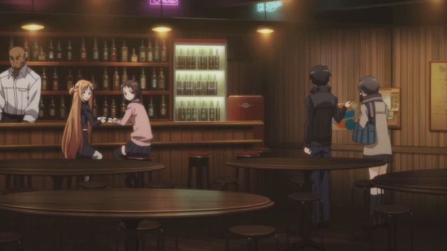 Kirito apresenta Sinon pra Asuna... смотреть онлайн