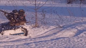 Гусеницы на мотоблок! Едут по мокрому снегу ! С новыми грунтозацепами! Усиленные траки !