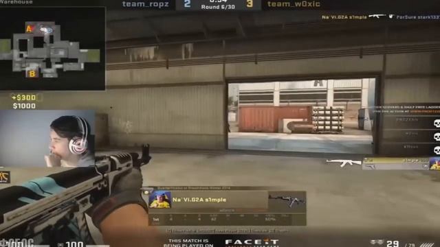 РЕАКЦИЯ PRO ИГРОКОВ НА ИГРУ S1MPL'A CS GO | S1MPLE