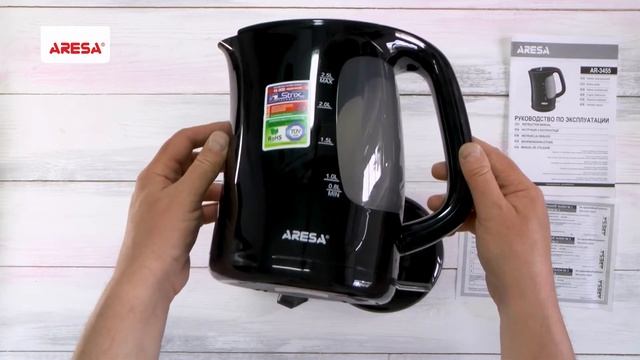 Распаковка чайника / Unpacking of kettle ARESA AR-3455 смотреть онлайн