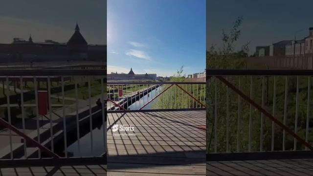 Набережная, виден Кремль, Тула